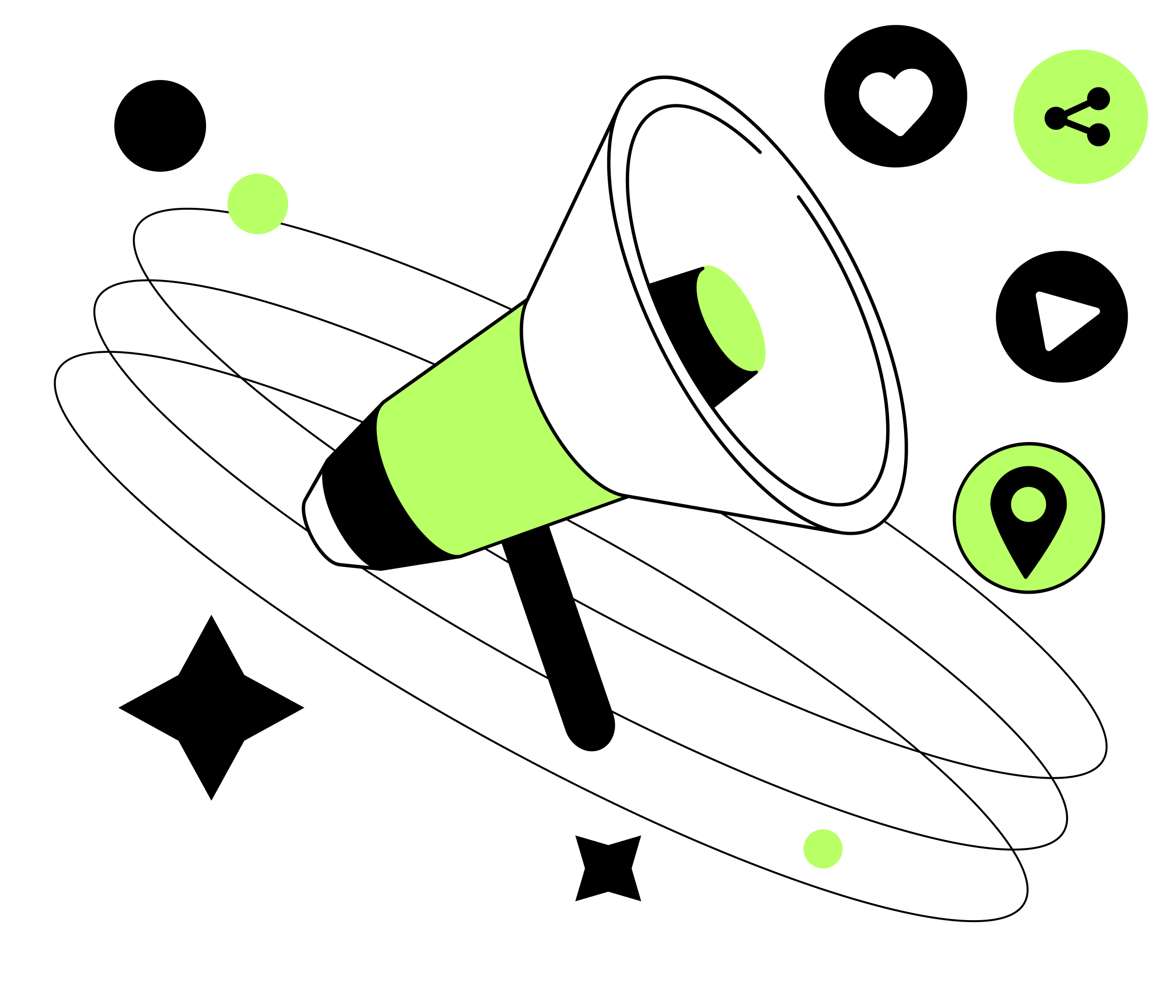 Digital marketing illustration